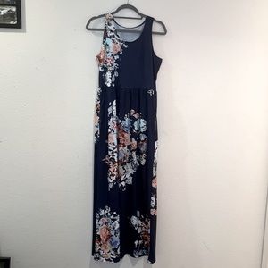 Floral Maxi Dress Large